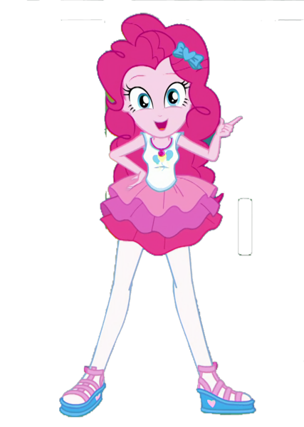 Size: 2560x3600 | Tagged: safe, derpibooru import, editor:cutler1228, pinkie pie, human, equestria girls, g4, clothes, female, image, looking at you, png, rah rah skirt, simple background, skirt, solo, transparent background