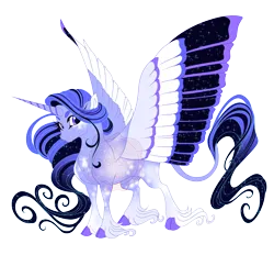 Size: 5500x5100 | Tagged: safe, artist:gigason, derpibooru import, oc, oc:reverie, alicorn, pony, absurd resolution, colored wings, female, image, mare, multicolored wings, parents:starluna, png, simple background, solo, transparent background, unshorn fetlocks, wings