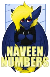 Size: 2160x3308 | Tagged: safe, artist:spoopy-abby, derpibooru import, oc, oc:naveen numbers, unofficial characters only, pegasus, pony, badge, con badge, image, png, solo