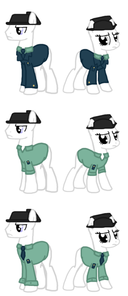 Size: 1161x2678 | Tagged: safe, artist:adonaire, derpibooru import, pony, g4, base, clothes, gendarme, hat, horn, image, jacket, merit, military, multiple horns, necktie, png, police, police pony, shirt, simple background, spain, spanish description, template, transparent background, tricorn, tricorne, uniform