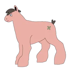 Size: 1280x1179 | Tagged: safe, derpibooru import, oc, oc:candy clover, unofficial characters only, pony, 1000 hours in ms paint, female, image, mare, mare oc, parent:lucky clover, parent:watermelon taffy, png, solo