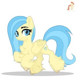 Size: 2317x2317 | Tagged: safe, artist:r4hucksake, derpibooru import, oc, oc:summer rain, pegasus, pony, female, image, mare, png, simple background, solo, transparent background, unshorn fetlocks