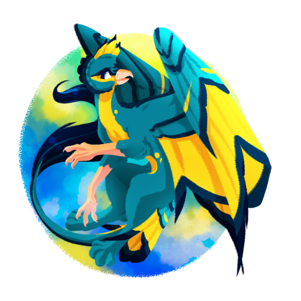 Size: 2000x2000 | Tagged: safe, artist:oneiria-fylakas, derpibooru import, gallus, gryphon, g4, image, png, simple background, solo, transparent background