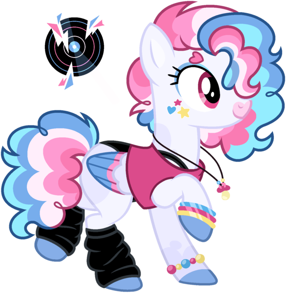 Size: 1479x1514 | Tagged: safe, artist:strawberry-spritz, derpibooru import, oc, pegasus, pony, clothes, colored wings, female, image, leg warmers, mare, multicolored wings, pacifier, parents:vinylpie, png, shirt, simple background, solo, transparent background, wings