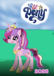 Size: 850x1200 | Tagged: safe, artist:taylorwalls14, derpibooru import, princess cadance, alicorn, pony, g4, 2025, camp cutie mark, female, folded wings, heart, heart eyes, hoof shoes, image, jpeg, mare, peytral, wingding eyes, wings