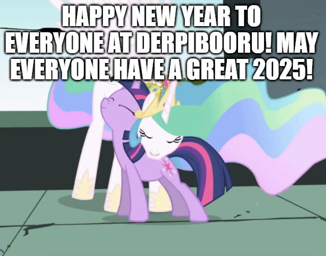 Size: 637x500 | Tagged: safe, derpibooru import, edit, edited screencap, screencap, princess celestia, twilight sparkle, alicorn, pony, unicorn, friendship is magic, g4, duo, duo female, female, happy new year, holiday, image, mare, my little pony, new year, png, unicorn twilight