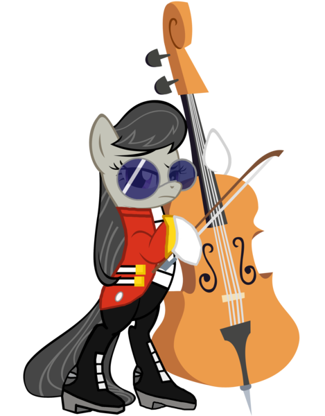 Size: 2500x3200 | Tagged: safe, artist:epicheavytf2, artist:pyrogaming, derpibooru import, edit, vector edit, octavia melody, earth pony, pony, g4, alternate universe, bipedal, bolt, boots, bow (instrument), cello, cello bow, clothes, doctor eggman, female, glasses, gloves, image, jacket, mare, musical instrument, object, pants, png, shoes, simple background, solo, sonic the hedgehog, sonic the hedgehog (series), transparent background, vector