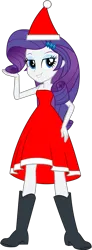 Size: 1313x3571 | Tagged: safe, artist:cartoonmasterv3, derpibooru import, rarity, human, equestria girls, g4, advent calendar, christmas, christmas 2024, clothes, costume, hat, holiday, image, png, santa claus, santa costume, santa hat, solo