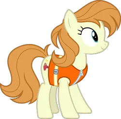 Size: 6264x6157 | Tagged: safe, artist:firlin123, agua fresca, lily peel, earth pony, pony, between dark and dawn, absurd resolution, almond joy, background pony, female, image, lifejacket, mare, simple background, solo, svg, transparent background, vector