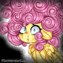 Size: 720x723 | Tagged: semi-grimdark, artist:kayomii, derpibooru import, fluttershy, pegasus, pony, g4, alternate hairstyle, blood, crying, female, image, jpeg, junji ito, mare, nosebleed, solo, spiral, uzumaki