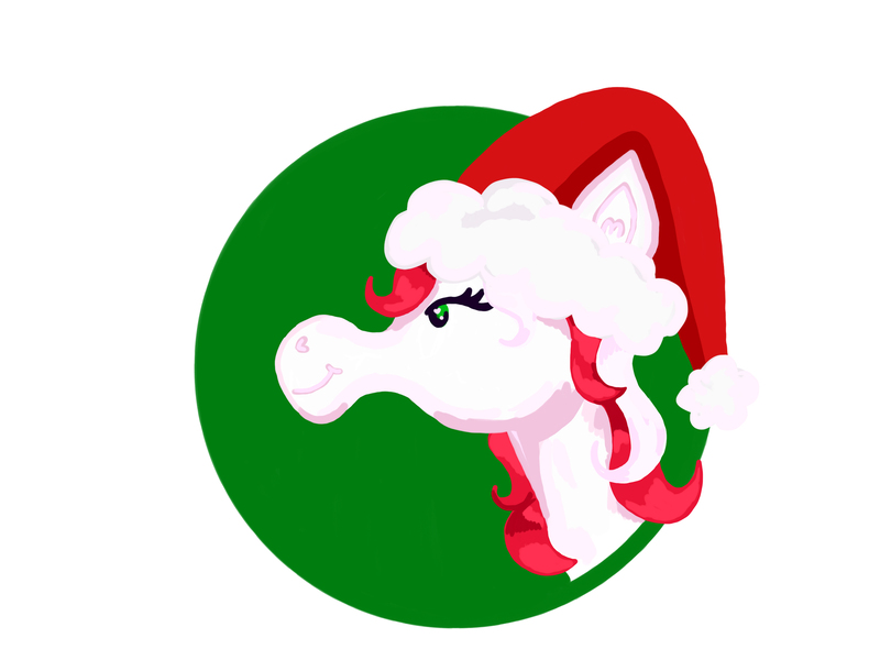 Size: 2732x2048 | Tagged: safe, artist:creativa-artly01, derpibooru import, candy, candy cane, christmas, food, hat, holiday, image, jpeg, santa hat