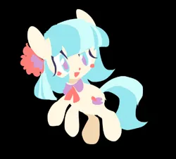 Size: 452x409 | Tagged: safe, artist:squilko, derpibooru import, coco pommel, earth pony, pony, g4, black background, image, png, simple background, solo