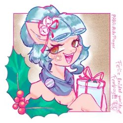 Size: 1080x1080 | Tagged: safe, artist:flower-black, derpibooru import, oc, oc:aldaplayer, christmas, holiday, image, png