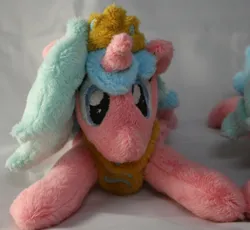 Size: 1518x1397 | Tagged: safe, artist:bastler, derpibooru import, oc, oc:hammonia, unofficial characters only, alicorn, pony, alicorn oc, crown, female, hamburg, horn, image, irl, jewelry, jpeg, mare, necklace, photo, plushie, regalia, wings