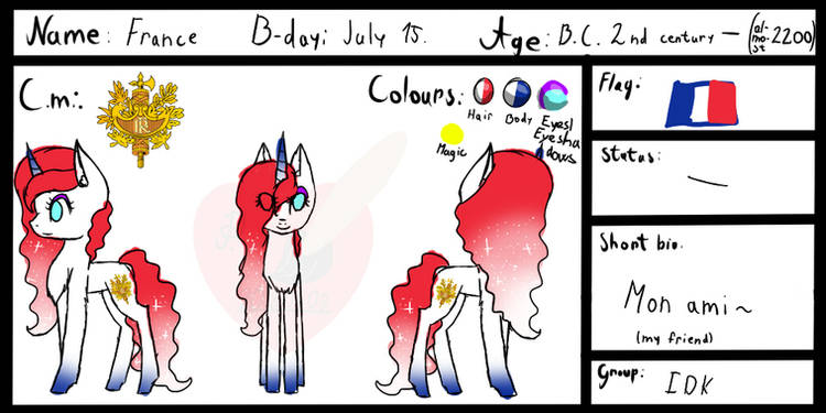 Size: 750x375 | Tagged: safe, artist:creampaint12, derpibooru import, ponified, pony, france, image, jpeg, nation ponies, reference sheet, solo