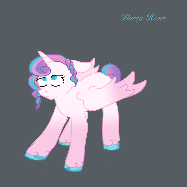 Size: 2000x2000 | Tagged: safe, artist:chromatail, derpibooru import, princess flurry heart, alicorn, g4, alternate universe, braid, crystal empire, fanfic art, future, g5 rewrite, image, png, princess, seraphina au, teenager