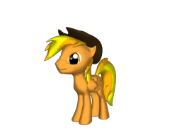 Size: 1200x900 | Tagged: safe, artist:miguelsilva12, derpibooru import, oc, oc:firey ratchet, pegasus, g4, 3d, fedora, hat, image, male, png, simple background, transparent background