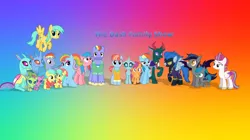 Size: 3384x1896 | Tagged: artist needed, safe, anonymous artist, artist:besttubahorse, artist:cloudy glow, artist:crystalmagic6, artist:dashiesparkle, artist:deratrox, artist:durpy, artist:jhayarr23, artist:kayman13, artist:laszlvfx, artist:prixy05, artist:starryshineviolet, artist:tardifice, artist:zee66, derpibooru import, axilla, barley barrel, bow hothoof, firefly, lumbar, nightshade, ocellus, pharynx, pickle barrel, rainbow blaze, rainbow dash, rainbow dash (g3), scootaloo, spiracle, sunshower raindrops, windy whistles, zipp storm, oc, oc:echo, oc:gracy gloom, bat pony, changeling, earth pony, pegasus, pony, g1, g3, g4, g5, adopted, adopted daughter, adopted offspring, aunt and niece, baby, baby changeling, barrel twins, bowabetes, brother and sister, brothers, cap, carapace (g4), clothes, colt, cousins, crack shipping, cute, cutealoo, dashabetes, daughter-in-law, diaocelles, eyeshadow, family, father and child, father and daughter, female, filly, foal, g5 to g4, generation leap, goggles, grandmother and grandchild, grandmother and granddaughter, grandmother and grandson, grin, hat, headcanon, headcanon in the description, holding hooves, hoodie, image, jacket, lesbian, lidded eyes, looking at each other, looking at someone, makeup, male, mare, mother and child, mother and daughter, offspring, open mouth, open smile, parent:bow hothoof, parent:sunshower raindrops, parent:windy whistles, parents:windyhoof, png, poster, rainbow background, scootadoption, scootalove, shadowbolts uniform, ship:pharydash, ship:scootacellus, ship:windyhoof, shipping, siblings, sister-in-law, sisters, sitting, smiling, smiling at each other, son-in-law, spin-off, spread wings, stallion, straight, twins, uncle and niece, windybetes, wings