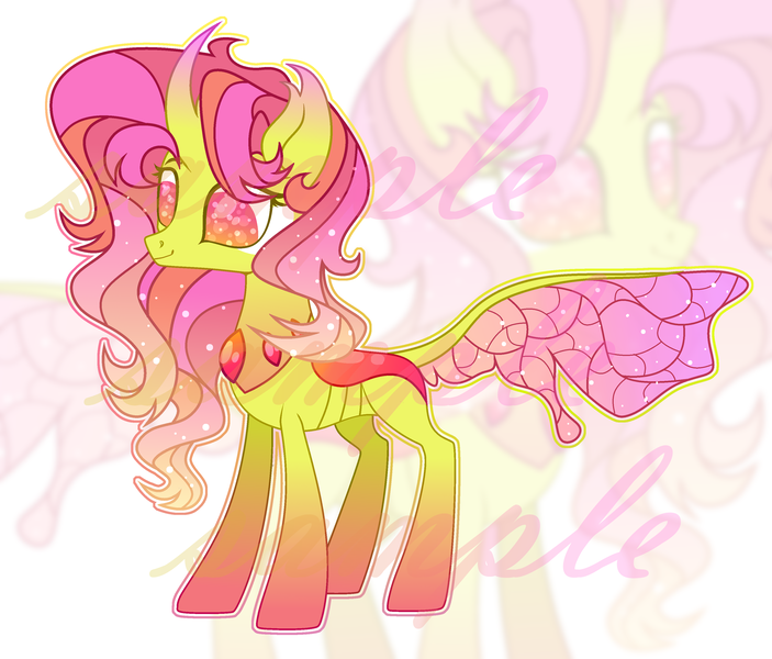 Size: 3396x2900 | Tagged: safe, artist:anno酱w, derpibooru import, oc, unofficial characters only, changedling, changeling, adoptable, adopted offspring, base used, changeling oc, image, interspecies offspring, offspring, outline, parent:sunset shimmer, parent:thorax, parents:thorashimmer, png, solo, watermark, zoom layer