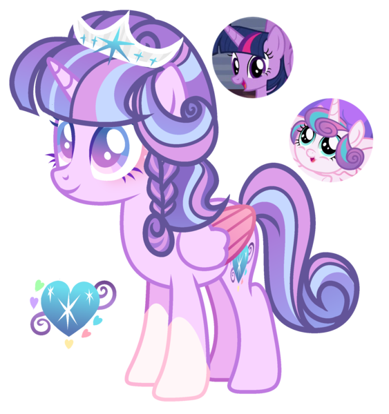 Size: 2076x2211 | Tagged: safe, artist:anno酱w, derpibooru import, oc, unofficial characters only, alicorn, pony, adoptable, base used, crown, cutie mark, hair bun, horn, image, jewelry, magical lesbian spawn, offspring, parent:princess flurry heart, parent:twilight sparkle, pigtails, png, regalia, simple background, solo, transparent background, wings