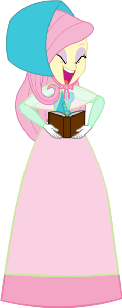 Size: 1405x3530 | Tagged: safe, artist:cartoonmasterv3, derpibooru import, fluttershy, human, equestria girls, g4, advent calendar, caroling, christmas, christmas 2024, clothes, dress, gown, holiday, humanized, image, long dress, long skirt, png, skirt, solo, victorian, victorian dress