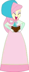 Size: 1405x3530 | Tagged: safe, artist:cartoonmasterv3, derpibooru import, fluttershy, human, equestria girls, g4, advent calendar, caroling, christmas, christmas 2024, clothes, dress, gown, holiday, humanized, image, long dress, long skirt, png, skirt, solo, victorian, victorian dress