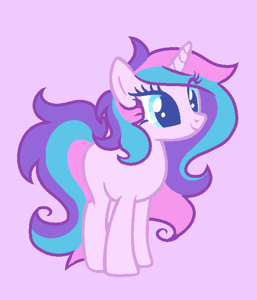 Size: 600x700 | Tagged: safe, anonymous artist, artist:anonymous, derpibooru import, star dreams, unicorn, g4, horn, image, parent:princess celestia, png, solo, three toned mane