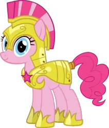 Size: 709x838 | Tagged: safe, artist:thecomputerguy18, derpibooru import, pinkie pie, pony, g4, female, guardsmare, image, mare, png, royal guard, simple background, transparent background, vector