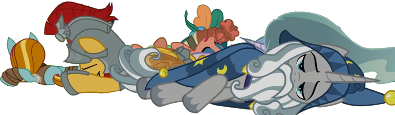 Size: 1644x479 | Tagged: safe, derpibooru import, edit, edited screencap, editor:pascalmulokozi2, screencap, flash magnus, meadowbrook, mistmane, rockhoof, somnambula, star swirl the bearded, earth pony, pegasus, pony, unicorn, g4, the ending of the end, female, horn, image, male, my little pony, not a vector, pillars of equestria, png