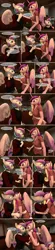 Size: 1440x6533 | Tagged: safe, artist:spud, derpibooru import, princess cadance, princess flurry heart, anthro, comic:unlikely valentine, g4, 3d, blushing, breasts, choker, comic, conversation, female, image, implied incest, incest, infidelity, jpeg, kissing, leaning forward, lesbian, living room, looking at each other, looking at someone, mother and child, mother and daughter, ship:flurrydance, shipping, sitting, sorry, source filmmaker, speech bubble, talking