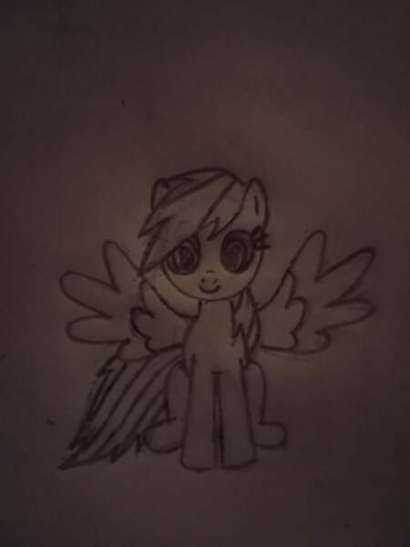 Size: 3060x4080 | Tagged: safe, artist:wkxkxjs, derpibooru import, rainbow dash, g4, derpibooru exclusive, image, jpeg, practice drawing, traditional art