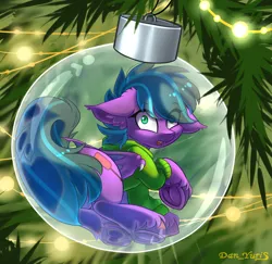 Size: 2400x2330 | Tagged: safe, alternate version, artist:yuris, derpibooru import, bat pony, pony, advertisement, ball, bauble, christmas, christmas ornament, christmas tree, clothes, commission, covering, cute, decoration, frog (hoof), garland, glass, holiday, hoodie, image, looking at you, looking back, male, micro, multi ych "christmas ball", open mouth, png, sitting, solo, tail, tail covering, tree, underhoof, ych result