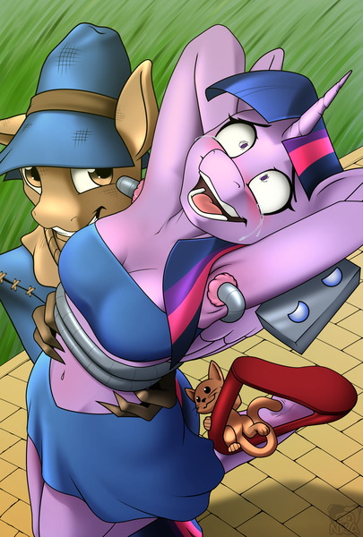 Size: 2143x3174 | Tagged: questionable, artist:nudeknightart, derpibooru import, twilight sparkle, alicorn, anthro, cat, plantigrade anthro, robot, g4, :3, armpit tickling, armpits, bra, clothes, crying, feet, fetish, foot fetish, image, kitten, laughing, png, scarecrow, shoes, skirt, smiling, soles, tears of laughter, tickle fetish, tickle torture, tickling, tickling machine, underwear