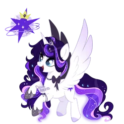 Size: 1280x1280 | Tagged: safe, artist:dixieadopts, derpibooru import, oc, oc:luminous grace, alicorn, pony, female, image, mare, png, simple background, solo, transparent background