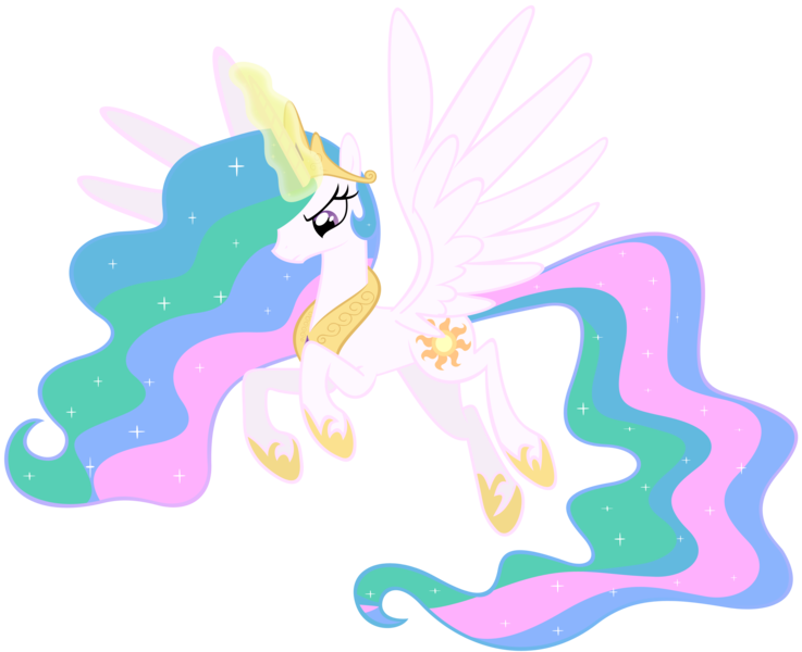 Size: 3000x2441 | Tagged: safe, artist:shho13, derpibooru import, princess celestia, alicorn, pony, g4, celestia is not amused, female, high res, image, magic, magic aura, mare, png, simple background, solo, transparent background, unamused, vector