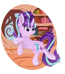 Size: 5584x6336 | Tagged: safe, artist:annuthecatgirl, derpibooru import, starlight glimmer, unicorn, g4, frog (hoof), horn, image, png, ponytail, raised hoof, redraw, solo, underhoof