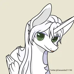 Size: 2000x2000 | Tagged: safe, artist:cassandra211190, derpibooru import, oc, oc:κασσάνδρα, alicorn, pony, alicorn oc, horn, image, png, wings