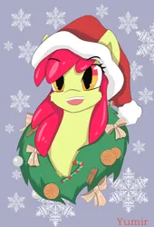 Size: 1305x1920 | Tagged: safe, artist:yumir, derpibooru import, apple bloom, g4, happy new year, holiday, image, jpeg, new year