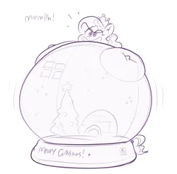 Size: 1397x1375 | Tagged: safe, artist:secretgoombaman12345, derpibooru import, diamond tiara, ponified, earth pony, object pony, original species, pony, g4, christmas, christmas tree, chubby, chubby cheeks, chubby diamond, eyelashes, fat, female, fireplace, forced smile, holiday, image, immobile, inflation, jewelry, morbidly obese, obese, objectification, older, older diamond tiara, png, sketch, smiling, snow, snow globe, solo, solo female, spherical inflation, tail, text, tiara, translucent belly, transparent belly, transparent flesh, tree