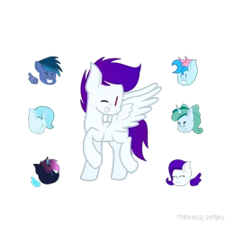 Size: 4000x4000 | Tagged: safe, artist:ramixe dash, derpibooru import, oc, oc:blue chewings, oc:crystal heart g5, oc:lightning stars, oc:navy soarblaze, oc:osiris eclipse, oc:prixy, oc:violet sparkle, unofficial characters only, earth pony, pegasus, pony, unicorn, g4, g5, base used, female, g5 to g4, generation leap, horn, image, mare, png, simple background, transparent background