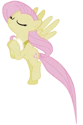 Size: 1000x1500 | Tagged: safe, artist:pageturner1988, derpibooru import, fluttershy, pegasus, pony, friendship is magic, g4, element of kindness, eyes closed, female, flying, image, mare, my little pony, png, simple background, smiling, solo, spread wings, tail, transparent background, vector, wings