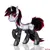 Size: 2048x2048 | Tagged: safe, artist:weiling, derpibooru import, oc, oc:blackjack, unofficial characters only, cyborg, pony, unicorn, fallout equestria, fallout equestria: project horizons, amputee, cybernetic eyes, cybernetic legs, fanfic art, image, large horn, lidded eyes, looking at you, png, prosthetics, quadruple amputee, reflection, simple background, solo, white background