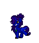 Size: 80x90 | Tagged: safe, derpibooru import, oc, oc:orchid wisp, alicorn, pony, fallout equestria, fanfic:fallout equestria - to bellenast, pony town, animated, artificial alicorn, ashes town, gif, image, simple background, smiling, transparent background, walk cycle, walking