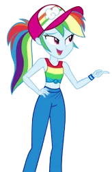 Size: 6154x9392 | Tagged: safe, artist:andoanimalia, derpibooru import, rainbow dash, human, equestria girls, equestria girls series, spring breakdown, spoiler:eqg series (season 2), female, hero dash, image, png, rainbow dash is best human, rainbow sass, simple background, solo, solo female, tomboy with a girly streak, transparent background, vector