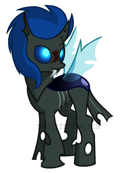 Size: 854x1152 | Tagged: safe, artist:m00n-stalker, derpibooru import, oc, oc:xan, changeling, image, png, simple background, solo, transparent background