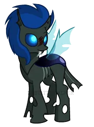 Size: 854x1152 | Tagged: safe, artist:m00n-stalker, derpibooru import, oc, oc:xan, changeling, image, png, simple background, solo, transparent background