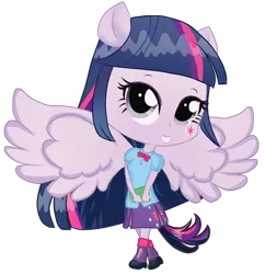 Size: 1486x1538 | Tagged: safe, artist:anayahmed2, derpibooru import, twilight sparkle, human, equestria girls, alicorn wings, book, chibi, cutie mark tattoo, eyeshadow, female, g4, humanized, image, lipstick, makeup, png, ponied up, pony ears, simple background, solo, tail, tattoo, transparent background, wings