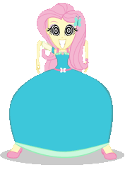 Size: 2475x3499 | Tagged: safe, artist:cartoonmasterv3, derpibooru import, fluttershy, human, equestria girls, animated, clothes, dress, gif, hypno eyes, hypnosis, hypnotized, image, long dress, long skirt, simple background, skirt, solo, transparent background