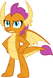 Size: 3000x4371 | Tagged: safe, artist:cloudy glow, derpibooru import, smolder, dragon, sweet and smoky, dragoness, female, image, png, simple background, solo, transparent background, vector