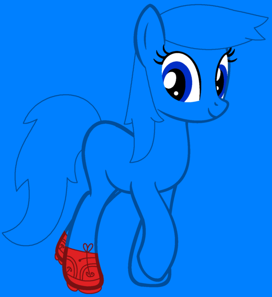 Size: 1448x1578 | Tagged: safe, artist:amelia-bases, artist:spitfirethepegasusfan39, ponerpics import, ponified, earth pony, pony, adult blank flank, base used, blank flank, blue background, clothes, g4, image, male, mr. men, mr. men little miss, mr. tall, png, shoes, simple background, smiling, solo, stallion, walking